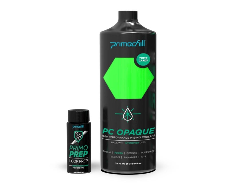 PrimoChill Opaque - Computer WaterCooling Show Coolant, Solid/Non-Transparent, Full Protection, Advanced User, PrimoPrep Included, Proudly Made in The USA (32oz/.9L) - Toxic Candy - Image 1